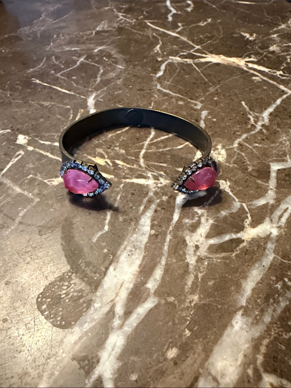 Loren Hope Sarra Cuff Bracelet Coral Pink